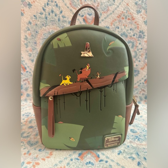 Loungefly Bags Loungefly Disney The Lion King Hakuna Matata Hanging Around Backpack Poshmark